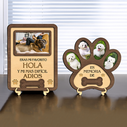 Marco Conmemorativo Personalizado para Mascotas