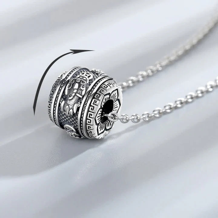 Colgante de collar giratorio PiXiu Suerte Riqueza
