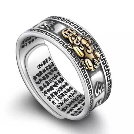 Anillo de riqueza Lucky FengShui PiXiu