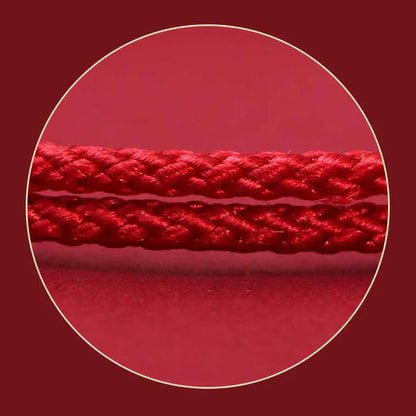 Pulsera trenzada hecha a mano de plata esterlina 925 PiXiu Fu Personaje Riqueza Suerte