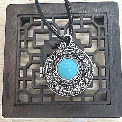 Collar de cobre con suerte Pi Xiu tibetano de piedras