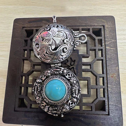 Collar de cobre con suerte Pi Xiu tibetano de piedras