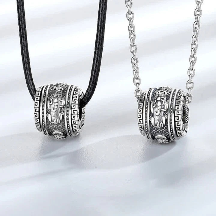 Colgante de collar giratorio PiXiu Suerte Riqueza
